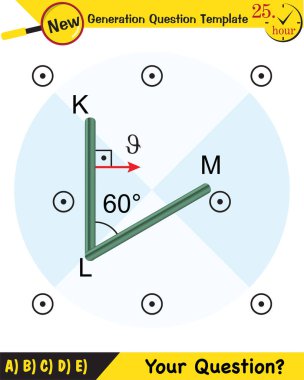 Fizik, Manyetik alan, Elektromanyetik alan ve manyetik kuvvet, Kutup mıknatıs şemaları, Eğitimsel manyetizma fizik vektörü, Manyetik alan dünyası, gelecek nesil soru şablonu, sınav sorusu,