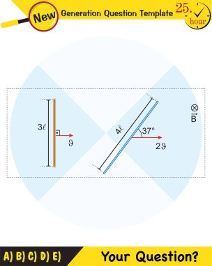 Fizik, Manyetik alan, Elektromanyetik alan ve manyetik kuvvet, Kutup mıknatıs şemaları, Eğitimsel manyetizma fizik vektörü, Manyetik alan dünyası, gelecek nesil soru şablonu, sınav sorusu,