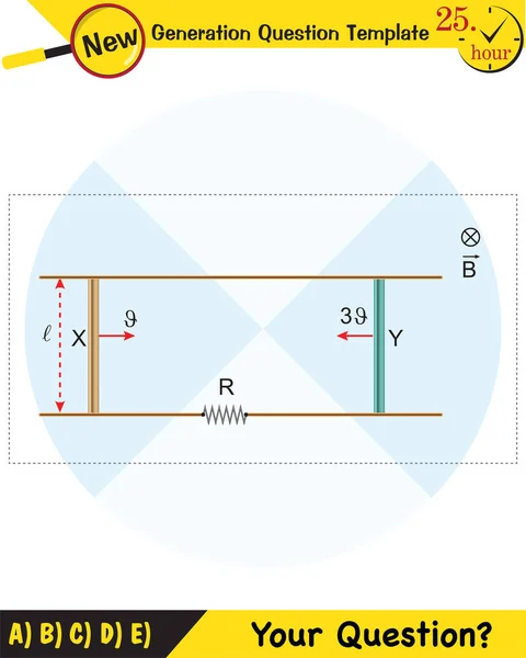 Física Campo Magnético Campo Electromagnético Fuerza Magnética Esquemas Imanes Polares — Archivo Imágenes Vectoriales