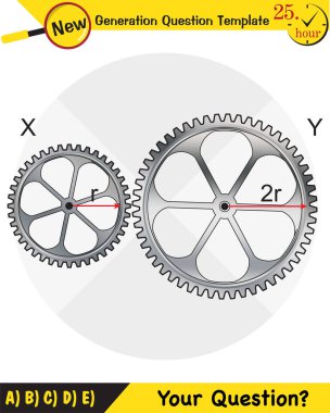 Fizik, konum ve hız vektörleri ve açıları değişen dairesel hareket, yeni nesil soru şablonu, sınav sorusu,