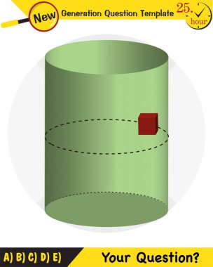 Fizik, konum ve hız vektörleri ve açıları değişen dairesel hareket, yeni nesil soru şablonu, sınav sorusu,
