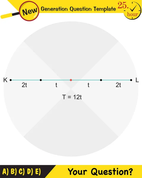 Fysica Eenvoudige Harmonische Beweging Volgende Generatie Vraagsjabloon Examenvraag Eps — Stockvector