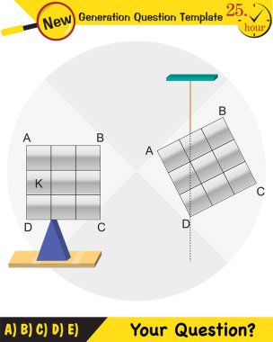 Physics, center of mass, next generation question template, dumb physics figures, exam question, eps