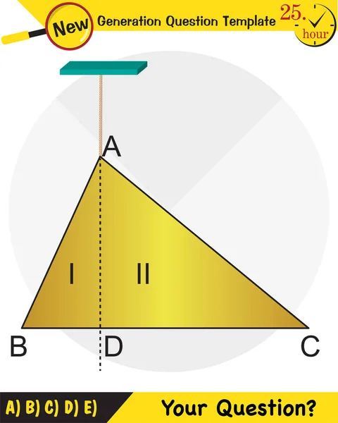 Physics Center Mass Next Generation Question Template Dumb Physics Figures — Vector de stock