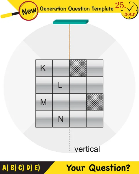 Physics Center Mass Next Generation Question Template Dumb Physics Figures — ストックベクタ