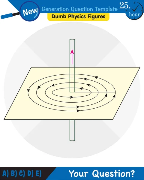 Fizika Nyomatékfizika Példa Diagram Mechanikai Vektor Illusztráció Poszter Rotációs Erő — Stock Vector