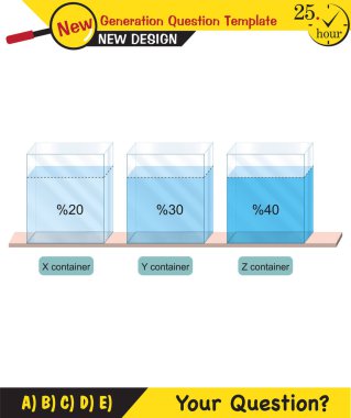 Chemistry Lecture Notes - Mixtures topic, next generation question template, eps, vector, for teachers