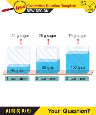 Chemistry Lecture Notes - Mixtures topic, next generation question template, eps, vector, for teachers