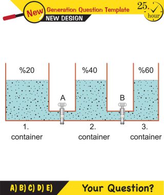 Chemistry Lecture Notes - Mixtures topic, next generation question template, eps, vector, for teachers