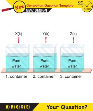 Chemistry Lecture Notes - Mixtures topic, next generation question template, eps, vector, for teachers