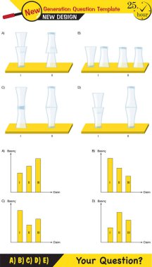 Physics, pressure of solids, Different solid pressure examples, next generation question template, dumb physics figures, exam question, eps 