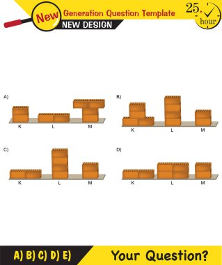 Physics, pressure of solids, Different solid pressure examples, next generation question template, dumb physics figures, exam question, eps 