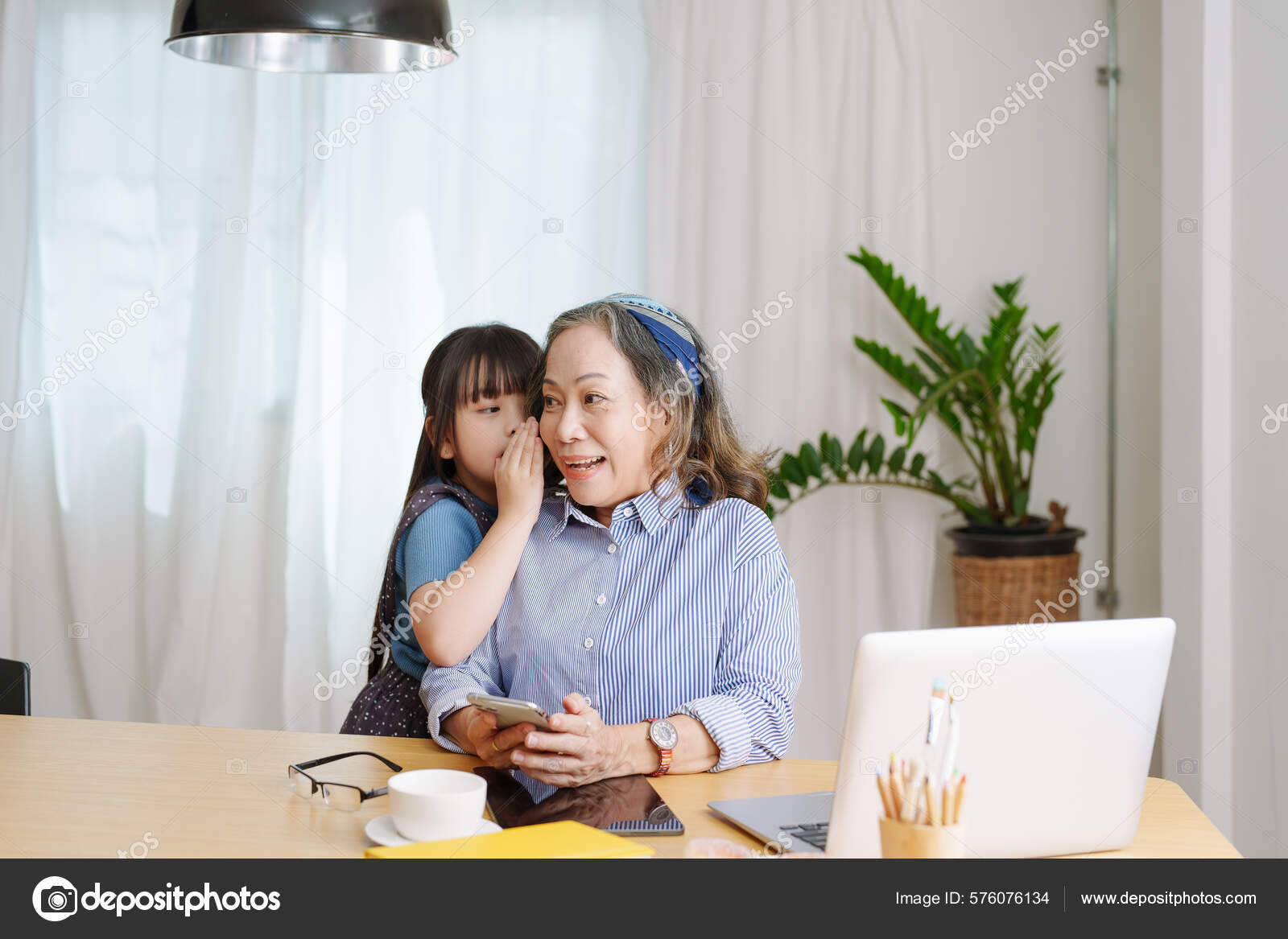 Asian Grandmother Grandaught Porn - Whispering to grandparent Stock Photos, Royalty Free Whispering to  grandparent Images | Depositphotos