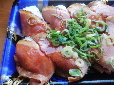 Duck sushi, supermarket side dishes,Japanese food