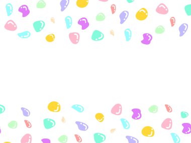 Pastel Abstract Round Forms Colorful Framed Backgrounds Web graphics