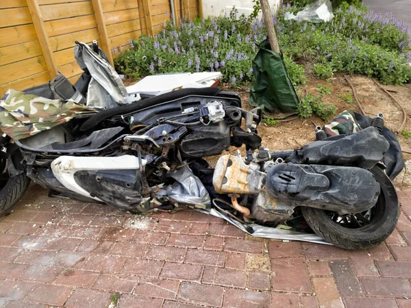 Çöpe atılmış Motorsiklet Çöplüğü
