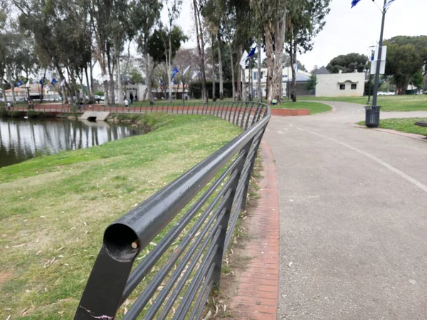 Ramat Gan, İsrail 'deki Ulusal Park' ta Yeşil Güzel Manzara