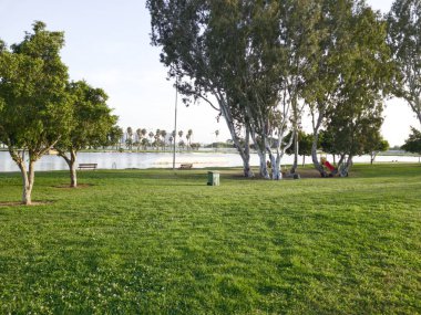 Yeşil Menachem Manzarası Başla, Darom Park, Tel-Aviv, İsrail