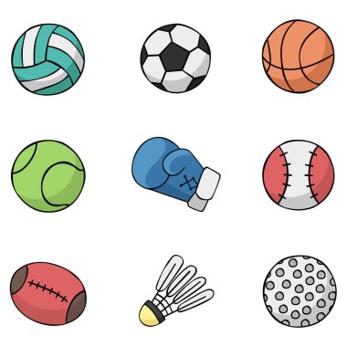 Çizim stili vektörü sporu
