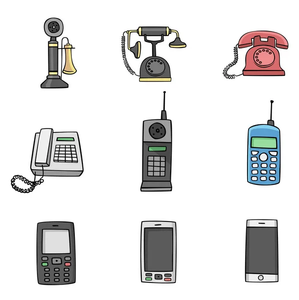 Evolução telefones Vector Art Stock Images Depositphotos