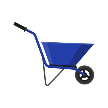 Beyaz arkaplanda yapım tramvayı vektörü izole edildi