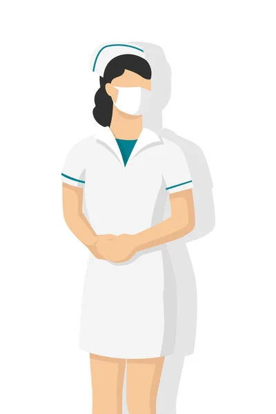 Médecin Dans Style Plat Moderne Infirmière Pharmacien Concept Médical Simple — Image vectorielle