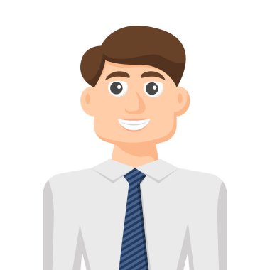 İşçi, simge ya da sembolün renkli basit düz vektörü, insanlar vektör illüstrasyonunu kavramsallaştırıyor.