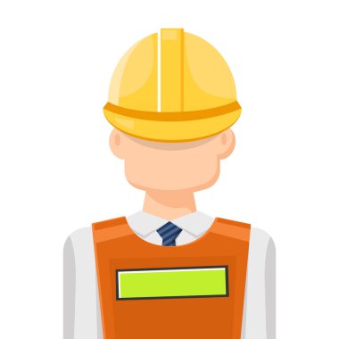 İnşaat işçisi, simge veya sembolün renkli düz vektörü, insanlar vektör illüstrasyonunu kavramsallaştırıyor.