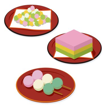 Yiyecek ve içecek ikonunun vektör illüstrasyonu