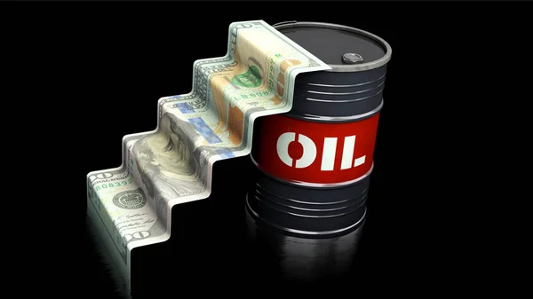Петроград Ціна Нафту Зросла — стокове фото