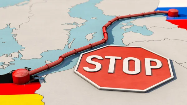 Stop Nord Stream — Fotografia de Stock