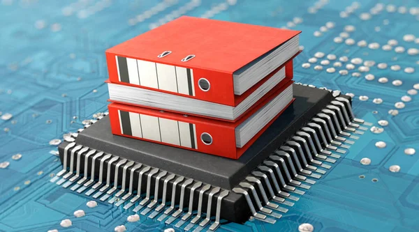 Veri işleme, veri kurtarma, veritabanı, EDP işlemci ve anakart üzerindeki klasörler