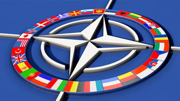 Państwa Członkowskie Nato — Zdjęcie stockowe