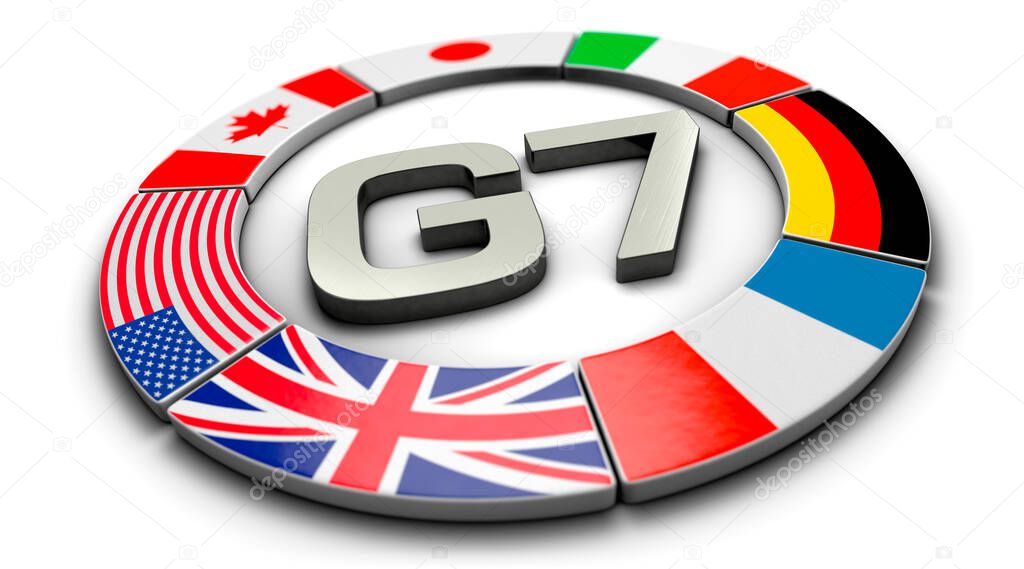 Symbolic image: G7 member states