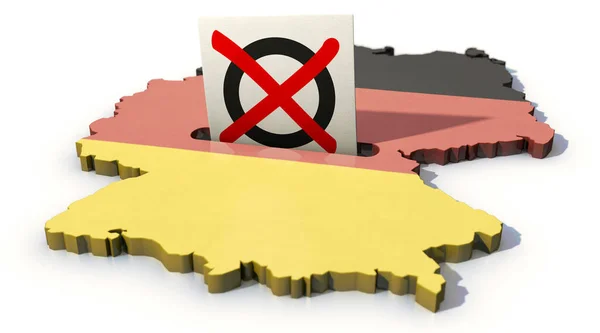 Bundestagswahl Deutschland — Stockfoto