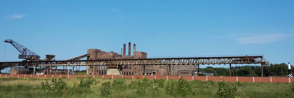 Panoramatický Snímek Elektrárny Peenemuende Vpravo — Stock fotografie