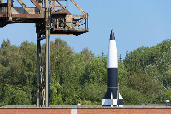 V2 rocket in the Museum Peenemuende