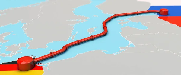 Nord Stream Project Russia Germany — Zdjęcie stockowe
