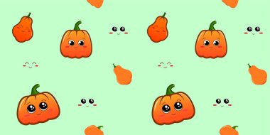  Balkabaklarıyla şirin desen