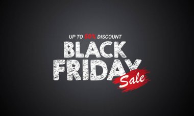 Kara Cuma Süper Satış. Yeni yıl ve Noel yaratıcı tasarımı. 3B vektör illüstrasyonu