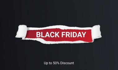 Kara Cuma Süper Satış. Yeni yıl ve Noel yaratıcı tasarımı. 3B vektör illüstrasyonu