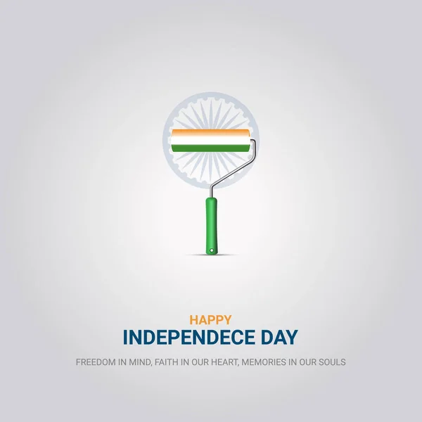 Día Independencia India Agosto Diseño Vectores — Archivo Imágenes Vectoriales