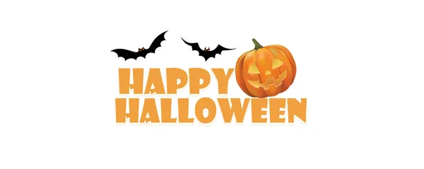 Halloween Creativo Banner Design Social Media Illustrazione — Vettoriale Stock