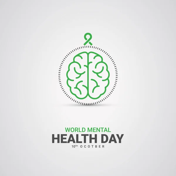 Dünya Akıl Sağlığı Günü için uygun bir konsept, Zihin 08 ile Dünya haritası