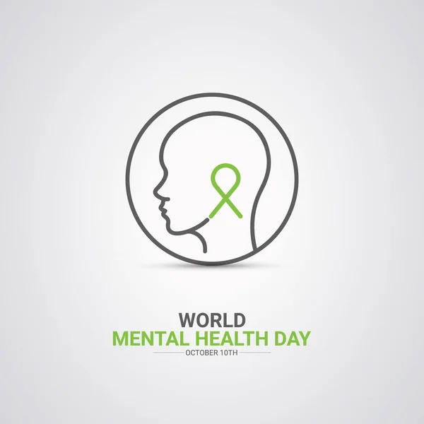 Dünya Akıl Sağlığı Günü için uygun bir konsept, Zihin 08 ile Dünya haritası