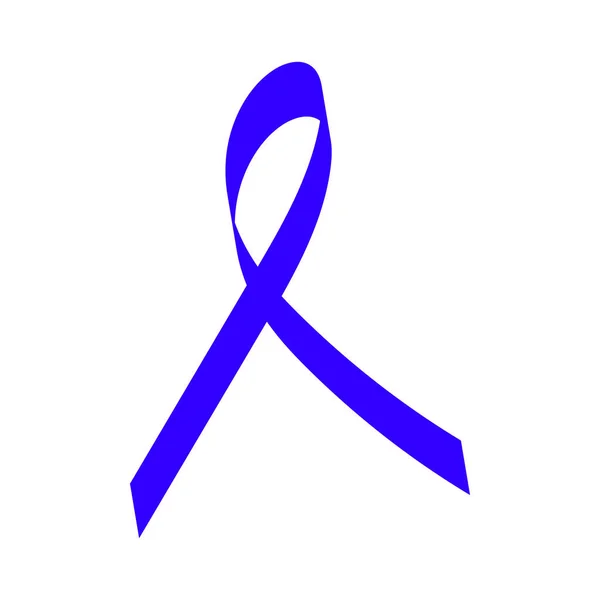 Τέχνη Μπλε Κορδέλα Ευαισθητοποίηση Του Καρκίνου Του Προστάτη Της Υγείας — Φωτογραφία Αρχείου