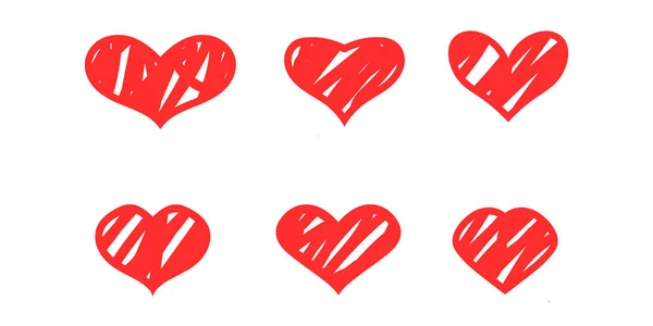 Icono Del Corazón Ilustración Amor Símbolo Signo Valentyne Vector — Vector de stock