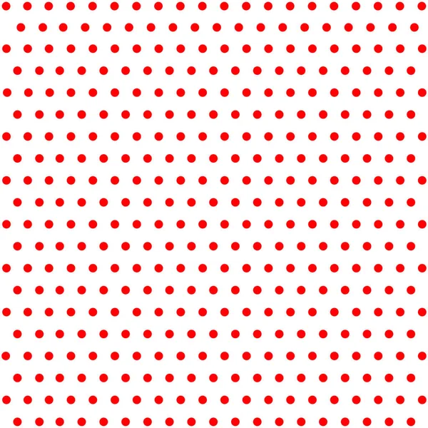 シームレスな赤いドットパターンアイコン ポルカ ロムバスの背景イラスト記号 壁紙ベクトル記号 — ストックベクタ