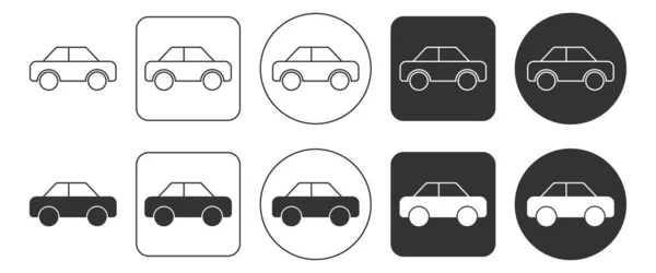 Car Icon Automobile Illustration Symbol Sign Auto Vector — Stock Vector