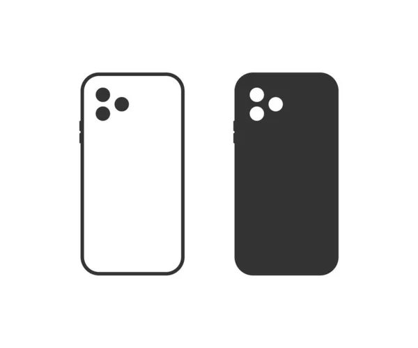 Review Phone Icon Символ Иллюстрации Смартфона Знак Векторного Плоского Устройства — стоковый вектор
